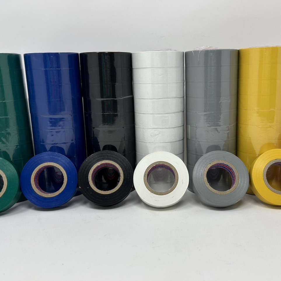 【鴻鈞】 電器膠布 【台灣快速出貨】18mm 膠帶 布膠帶 電火布 絕緣膠帶 pvc膠帶 電工膠帶 電線膠帶 水電膠帶-細節圖5
