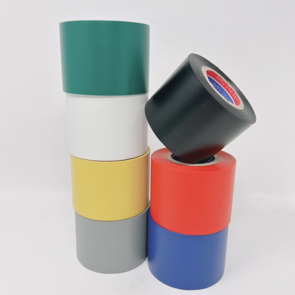 【鴻鈞】 電器膠布 【台灣快速出貨】48mm 膠帶 布膠帶 電火布 絕緣膠帶 pvc膠帶 電工膠帶 電線膠帶 水電膠帶-細節圖4