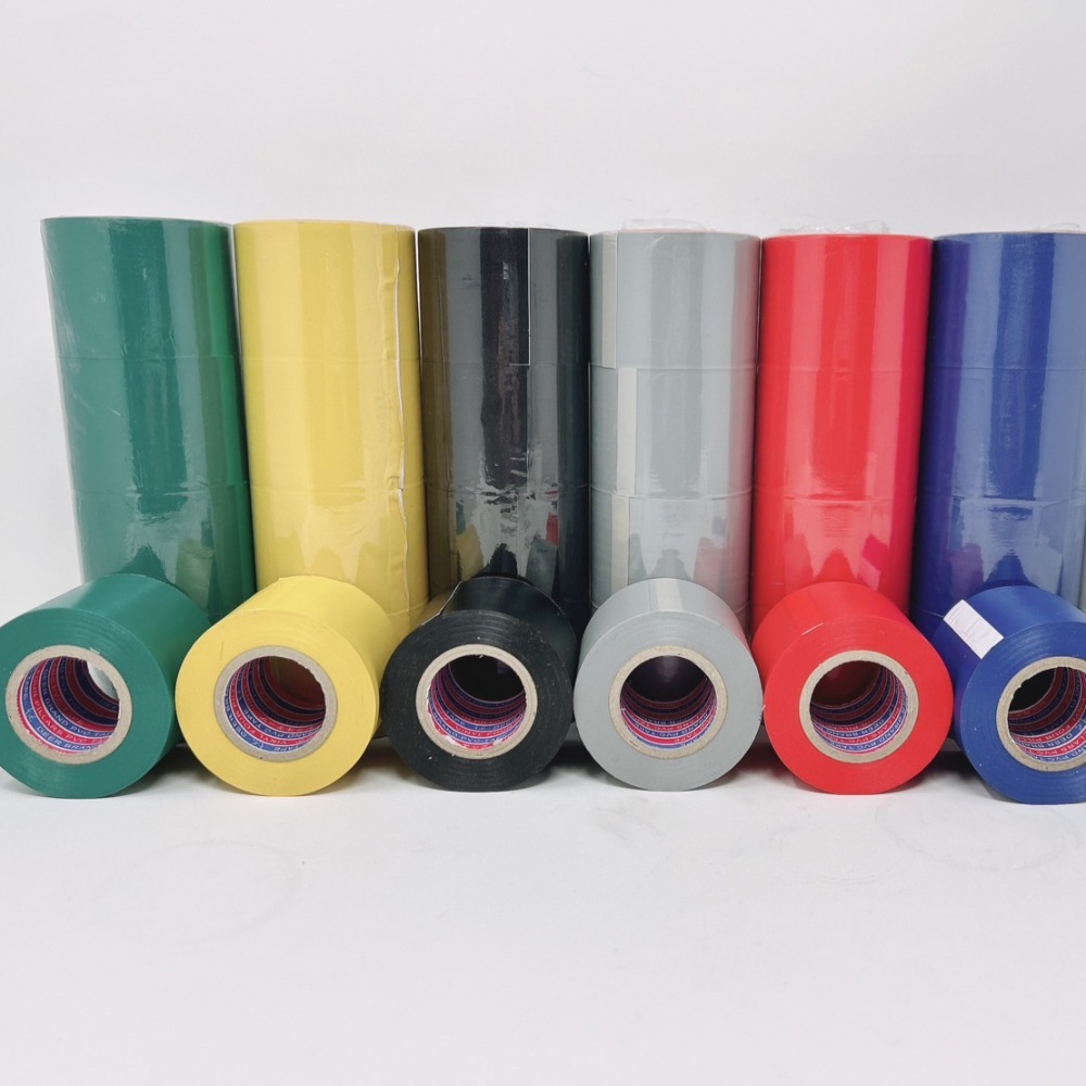 【鴻鈞】 電器膠布 【台灣快速出貨】48mm 膠帶 布膠帶 電火布 絕緣膠帶 pvc膠帶 電工膠帶 電線膠帶 水電膠帶-細節圖5
