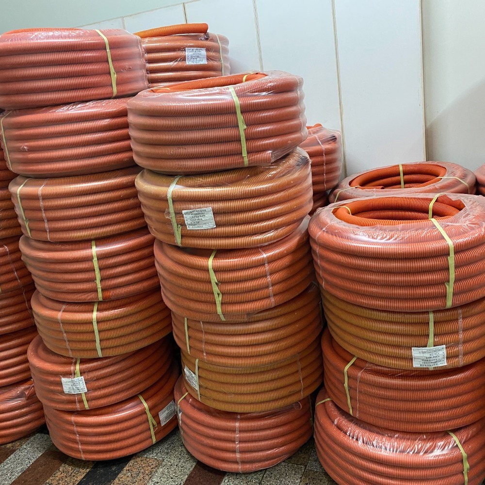 【鴻鈞】1 1/4CD撓線塑膠導線管(隨機出貨) 每捲30m 內徑34mm CD-36 配線軟管 導線管 CD管-細節圖2