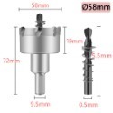【鴻鈞】 鎢鋼圓穴鑽  【台灣快速出貨】 51mm-150mm 開孔器 圓穴鋸 圓穴鑽 洗孔鑽頭 穴鑽 開孔鑽頭-規格圖8