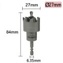 【鴻鈞】 六角柄圓穴鋸 【電動起子機適用】14mm-38mm 圓穴鋸 開孔器 木工開孔器 穴鑽 洗孔鑽頭-規格圖8