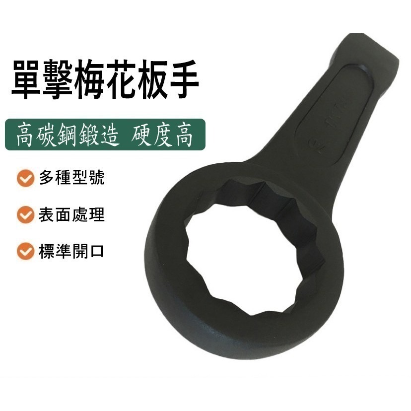 【鴻鈞】 打擊梅花板手 【可吊掛】 29mm-90mm 扳手 板手 梅花板手 梅花扳手 打擊板手-細節圖3