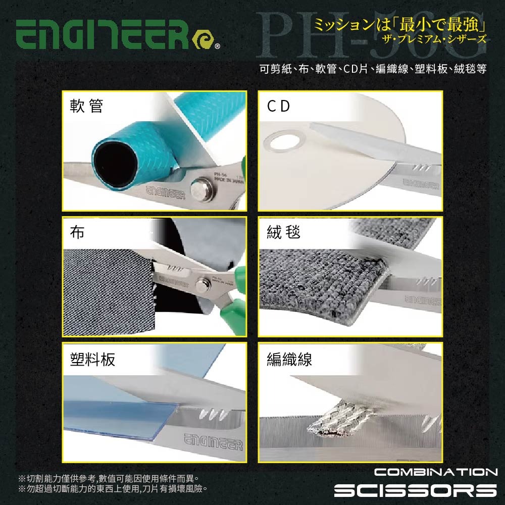 【鴻鈞】 鐵甲武士剪刀 【台灣快速出貨】 剪刀 多功能剪刀 PH-55 PH-56G Engineer-細節圖7