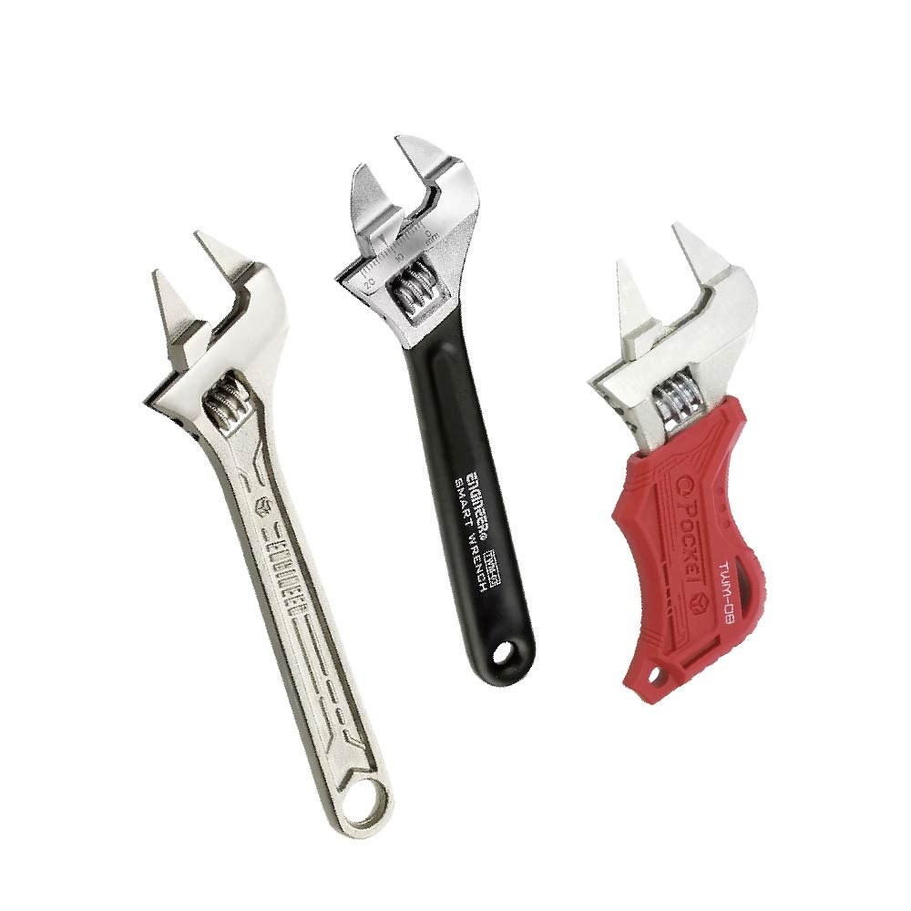 【鴻鈞】 膠柄超薄活動扳手 【快速出貨】 Engineer 活動板手 ETWM-03 ETWM-07 ETWM-08-細節圖2