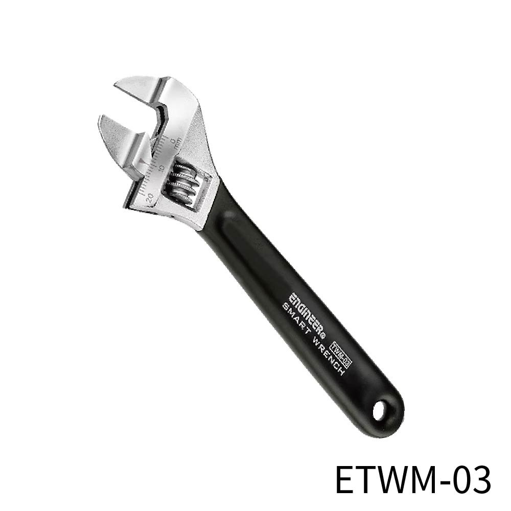 【鴻鈞】 膠柄超薄活動扳手 【快速出貨】 Engineer 活動板手 ETWM-03 ETWM-07 ETWM-08-規格圖7