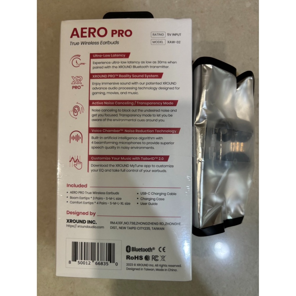XROUND AERO PRO 低延遲降噪真無線藍牙耳機(電競低延遲/通話/環繞音效)-細節圖8