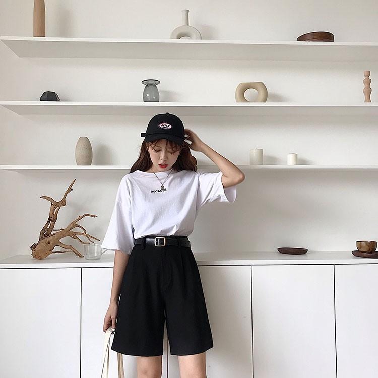 【RENA小舖 台灣現貨每天出】日系女孩👩‍🦳｜休閒西裝闊腿褲_現貨/寬鬆/高腰/顯瘦【R12353】-細節圖7