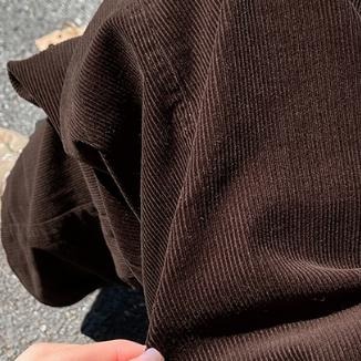 【RENA小舖 台灣現貨每天出】溫暖你的秋冬⛄️｜燈芯絨直筒闊腿褲/小個子/彎刀褲/高腰直筒褲/復古【R22052】-細節圖6