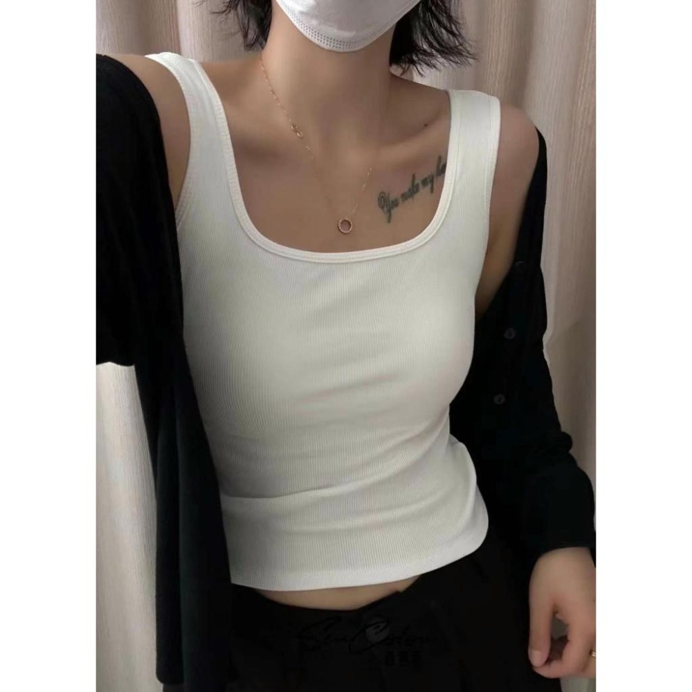 【RENA小舖 台灣現貨每天出】性感美背/挖空美背/吊帶背心/交叉吊帶/露背吊帶/小可愛/小背心【R21854】-細節圖5