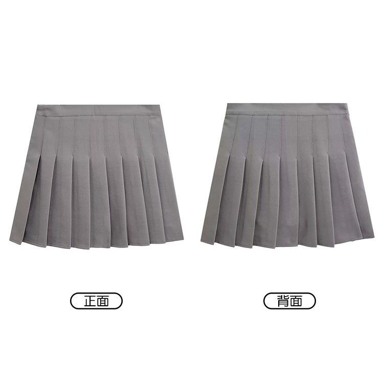 【RENA小舖 台灣現貨每天出】學院風超逆齡😍｜夏日高腰A字防走光抗皺百褶短裙_百褶裙/短裙【R20211】-細節圖3