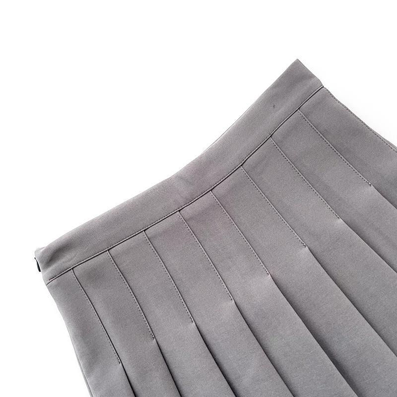 【RENA小舖 台灣現貨每天出】學院風超逆齡😍｜夏日高腰A字防走光抗皺百褶短裙_百褶裙/短裙【R20211】-細節圖7