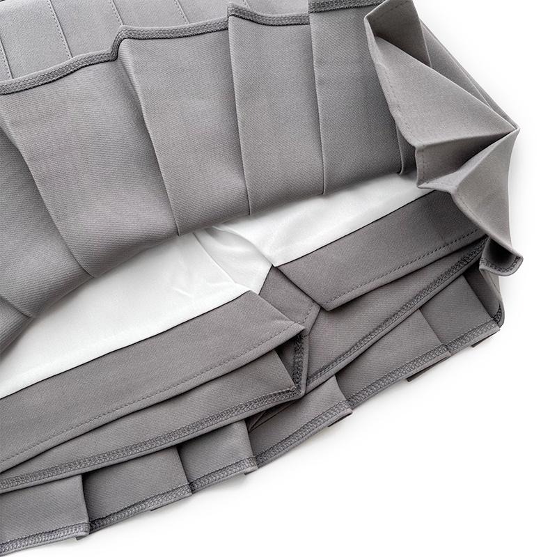 【RENA小舖 台灣現貨每天出】學院風超逆齡😍｜夏日高腰A字防走光抗皺百褶短裙_百褶裙/短裙【R20211】-細節圖8