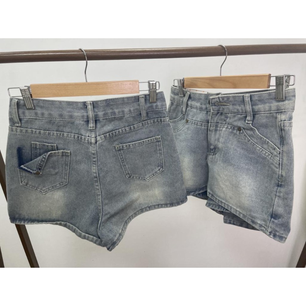 【RENA小舖 台灣現貨每天出】A字形高腰牛仔短裙_春季/A字形短裙/顯瘦/修身/短裙/遮胯【R21755】-細節圖4