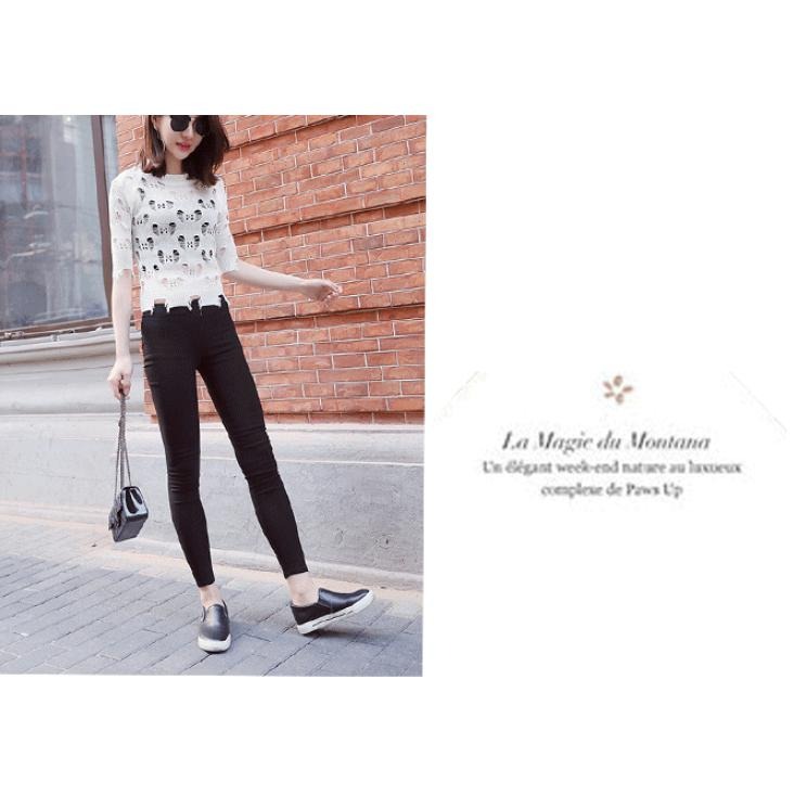 【RENA小舖 台灣現貨每天出】緊身黑色鉛筆褲/外穿打底褲/顯瘦/彈力/小腳長褲/大碼/打底褲【R21714】-細節圖8