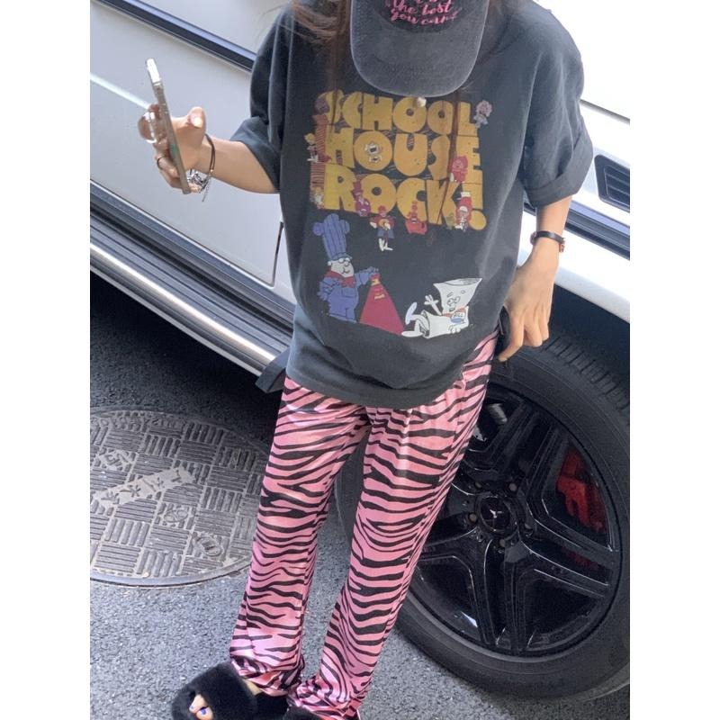 【RENA小舖 台灣現貨每天出】卡通印花舒適棉質短袖T恤/夏季/休閒/百搭/可愛【R20032】-細節圖8