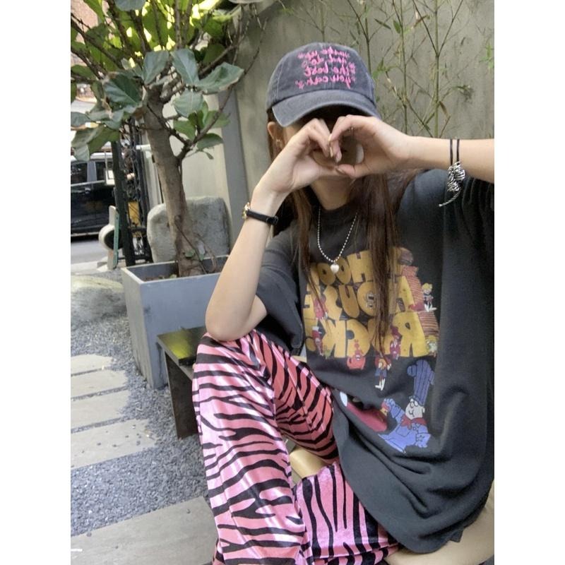 【RENA小舖 台灣現貨每天出】卡通印花舒適棉質短袖T恤/夏季/休閒/百搭/可愛【R20032】-細節圖9