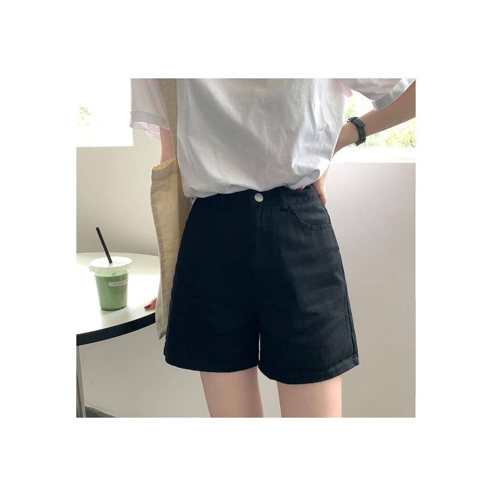 【RENA小舖 台灣現貨每天出】多巴胺穿搭夏季復古休閒短褲/短褲/休閒短褲/顯腿長/糖果色【R18413】-細節圖8