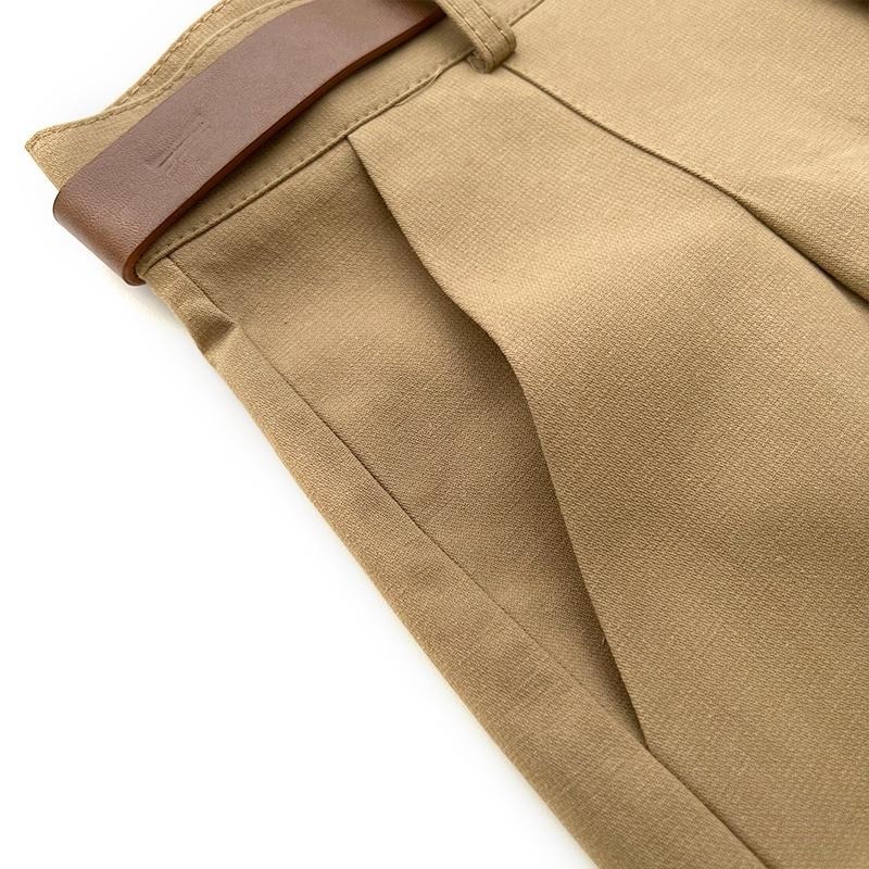 【RENA小舖 台灣現貨每天出】日系膠卷📷｜復古西裝短褲_簡約/顯瘦/純色/西裝短褲/短褲【R20215】-細節圖8