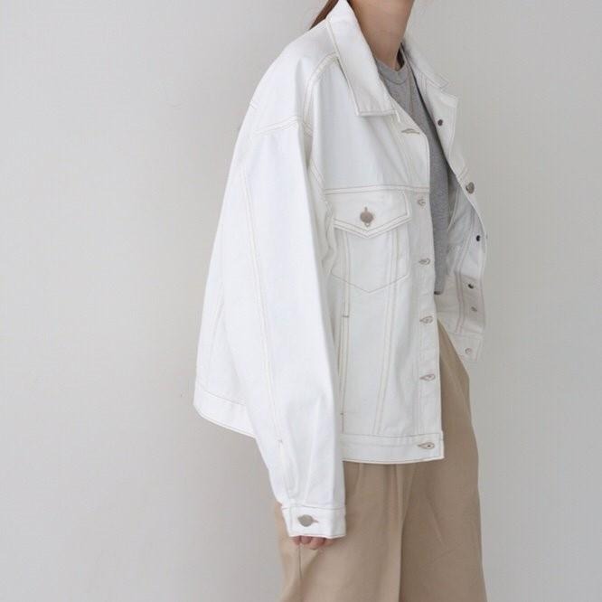 【RENA小舖 台灣現貨每天出】騎車不怕風大🛵｜復古做舊牛仔外套_百搭/寬鬆/牛仔外套【R11796】-細節圖3