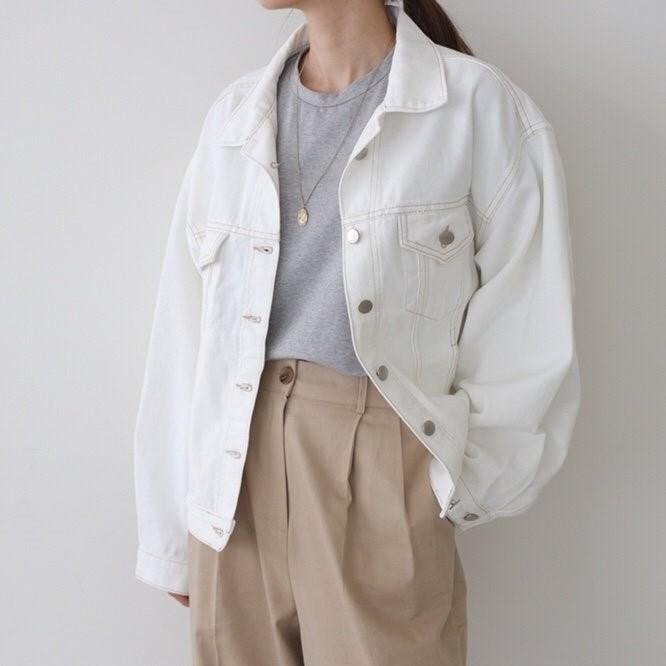 【RENA小舖 台灣現貨每天出】騎車不怕風大🛵｜復古做舊牛仔外套_百搭/寬鬆/牛仔外套【R11796】-細節圖5