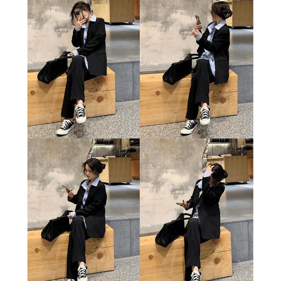 【RENA小舖 台灣現貨每天出】西裝外套/有墊肩/韓版外套/薄外套/正裝外套/小西服/辦公/百搭【R21922】-細節圖5