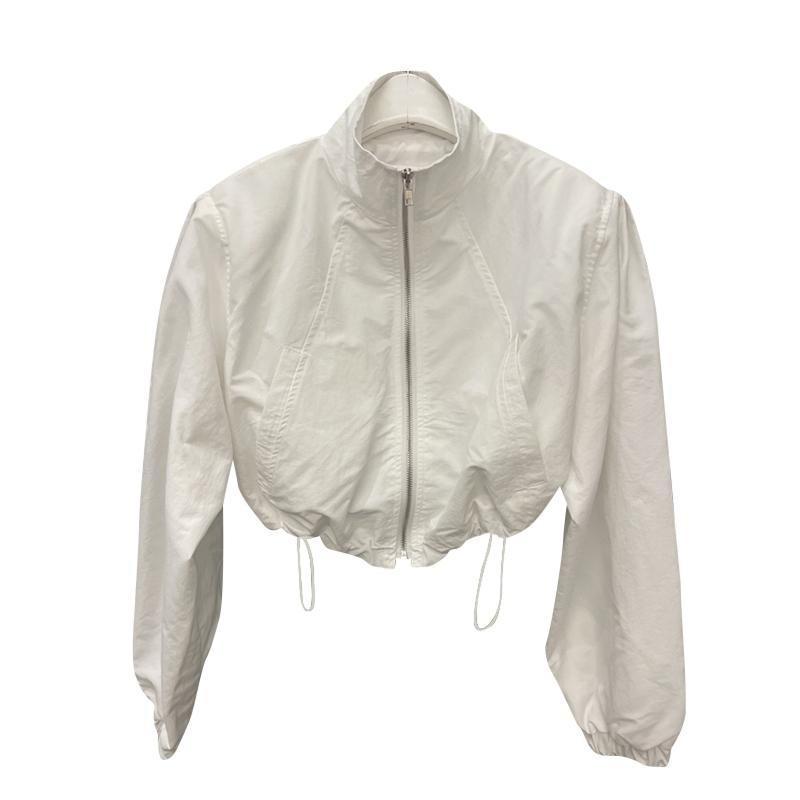 【RENA小舖 台灣現貨每天出】韓版防曬風衣/寬鬆長袖外套/短款風衣/機車外套/寬鬆外套/春夏【R21936】-細節圖2