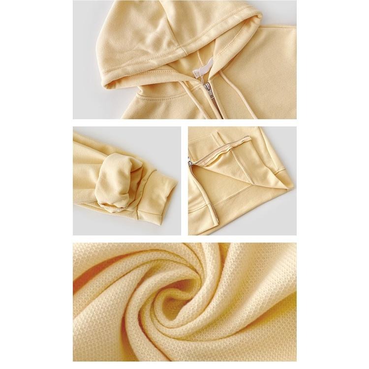 【RENA小舖 台灣現貨每天出】糖果色連帽外套_現貨/抽繩/棉質/多色/長袖外套/連帽外套【R20548】-細節圖3