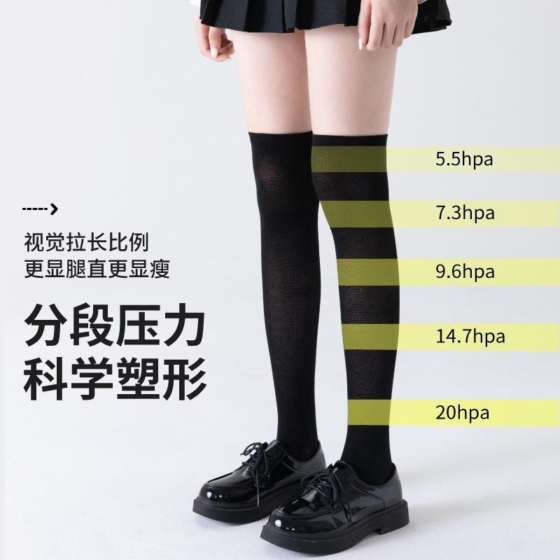 【RENA小舖 台灣現貨每天出】久站剋星薄款壓力襪 | 過膝襪/防滑不掉筒/美腿彈力襪【R22026】-細節圖4