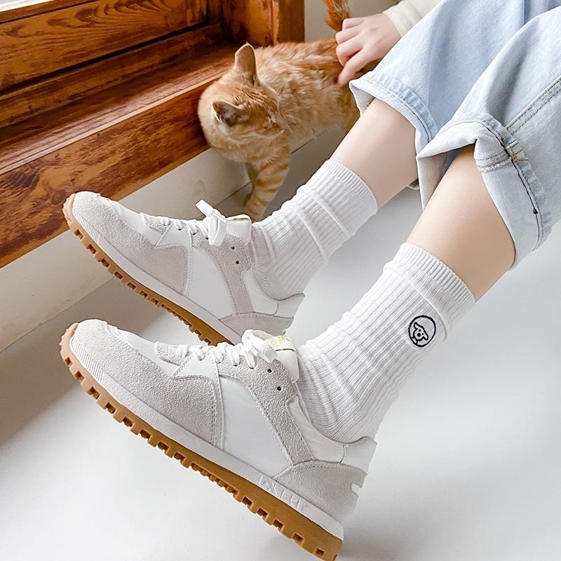 【RENA小舖 台灣現貨每天出】萌寵動物園🐾｜小動物刺繡襪_百搭/卡通/可愛/日系/配件/襪子【R21196】-細節圖6