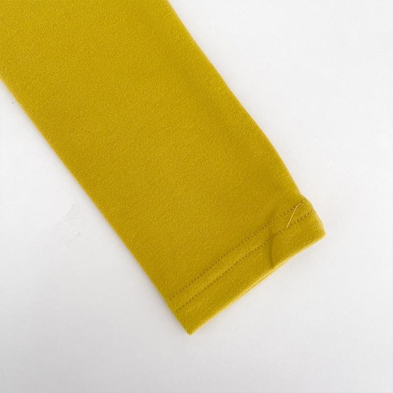 【RENA小舖 台灣現貨每天出】超軟糯親膚德絨雙面磨毛高領圓領修身顯瘦百搭保暖打底衫上衣【R20579】-細節圖4