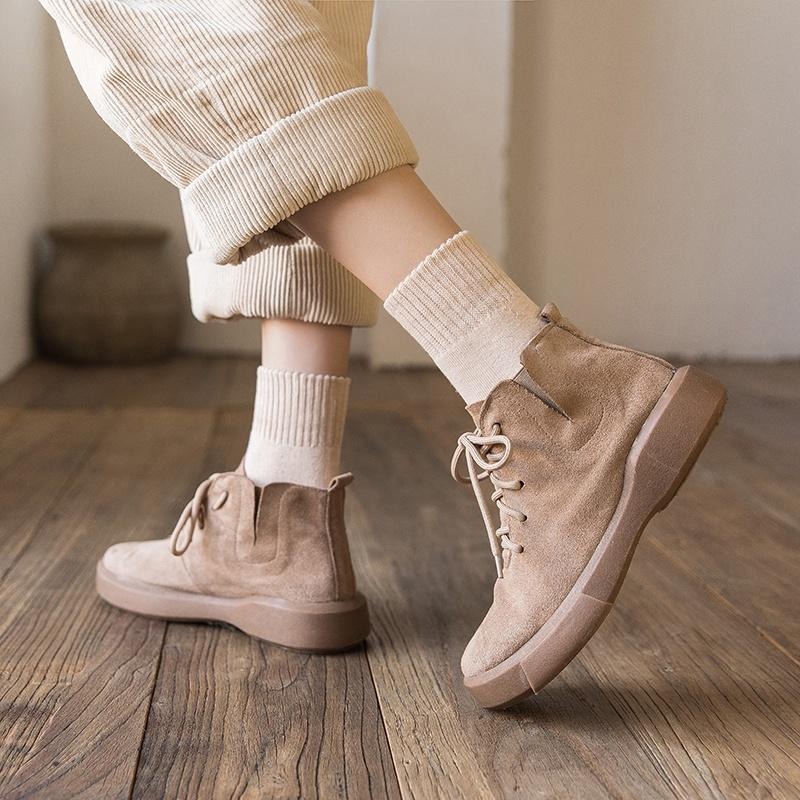 【RENA小舖 台灣現貨每天出】雪白世界的彩虹🌈｜保暖厚襪子_百搭/秋冬/多色/加厚/配件/襪子【R21194】-細節圖4