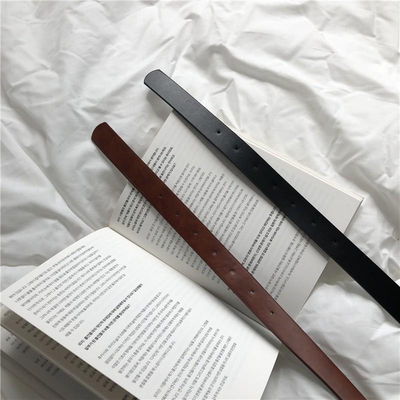 【RENA小舖 台灣現貨每天出】｜古著店店長🪆｜復古少女細皮帶_復古/質感/配件/腰帶/皮帶【R11190】-細節圖4