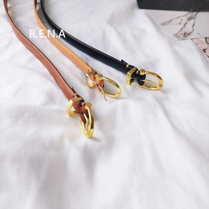 【RENA小舖 台灣現貨每天出】｜配牛仔裙超搭⛓️｜簡約風細皮帶_ins風/百搭/真皮/簡約/皮帶【R21121】-細節圖4
