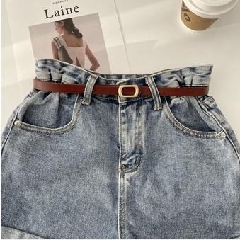 【RENA小舖 台灣現貨每天出】｜ins風至上✨️｜方扣細皮帶_百搭/復古/時尚/簡約/配件/皮帶【R21191】-細節圖5