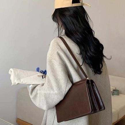 【RENA小舖 台灣現貨每天出】｜PU皮風琴包_百搭/秋冬/復古/風琴包/配件/包包【R21207】-細節圖3