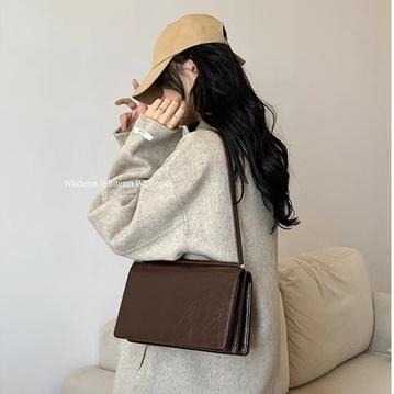 【RENA小舖 台灣現貨每天出】｜PU皮風琴包_百搭/秋冬/復古/風琴包/配件/包包【R21207】-細節圖5