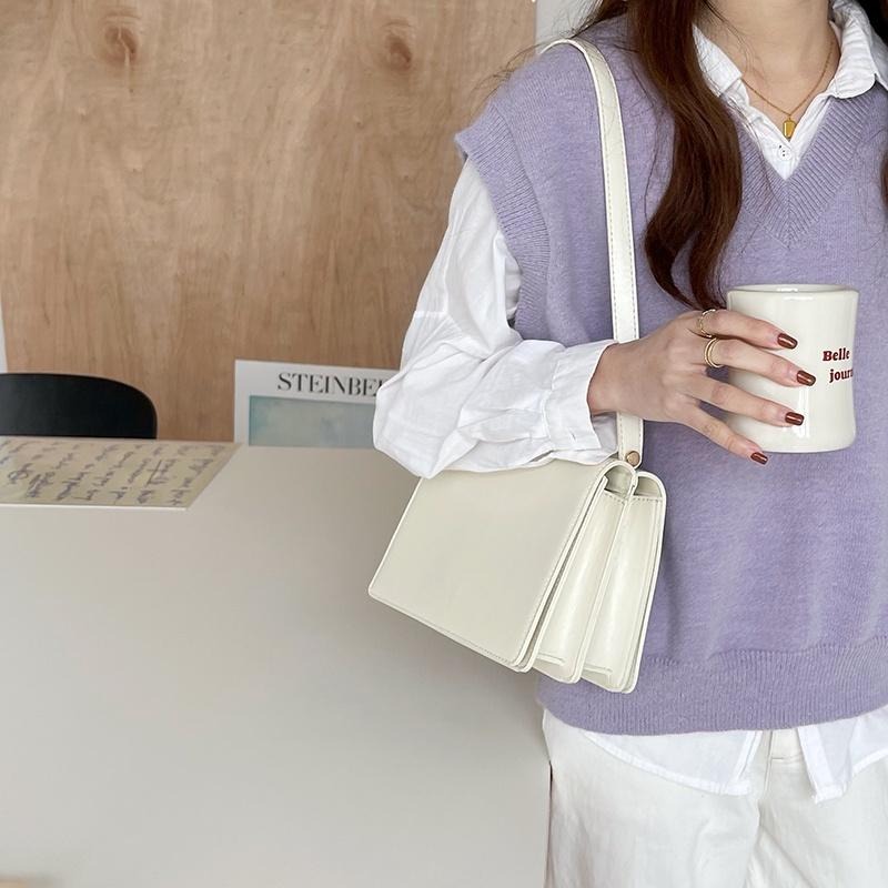 【RENA小舖 台灣現貨每天出】｜PU皮風琴包_百搭/秋冬/復古/風琴包/配件/包包【R21207】-細節圖9