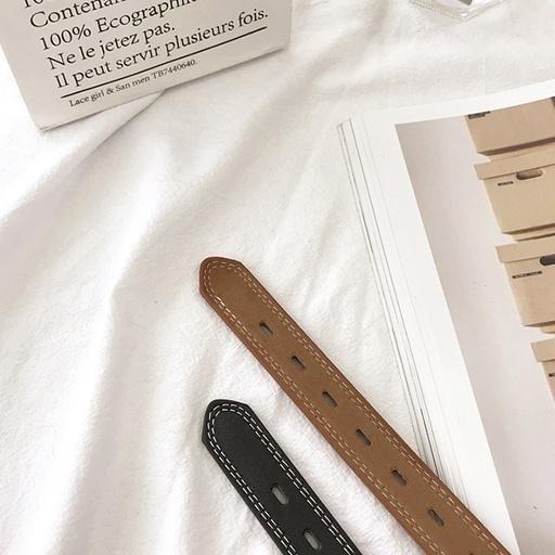 【RENA小舖 台灣現貨每天出】｜學院風配件➿️｜復古方型皮帶_/多色/百搭/簡約/ins風/皮帶【N2896】-細節圖7