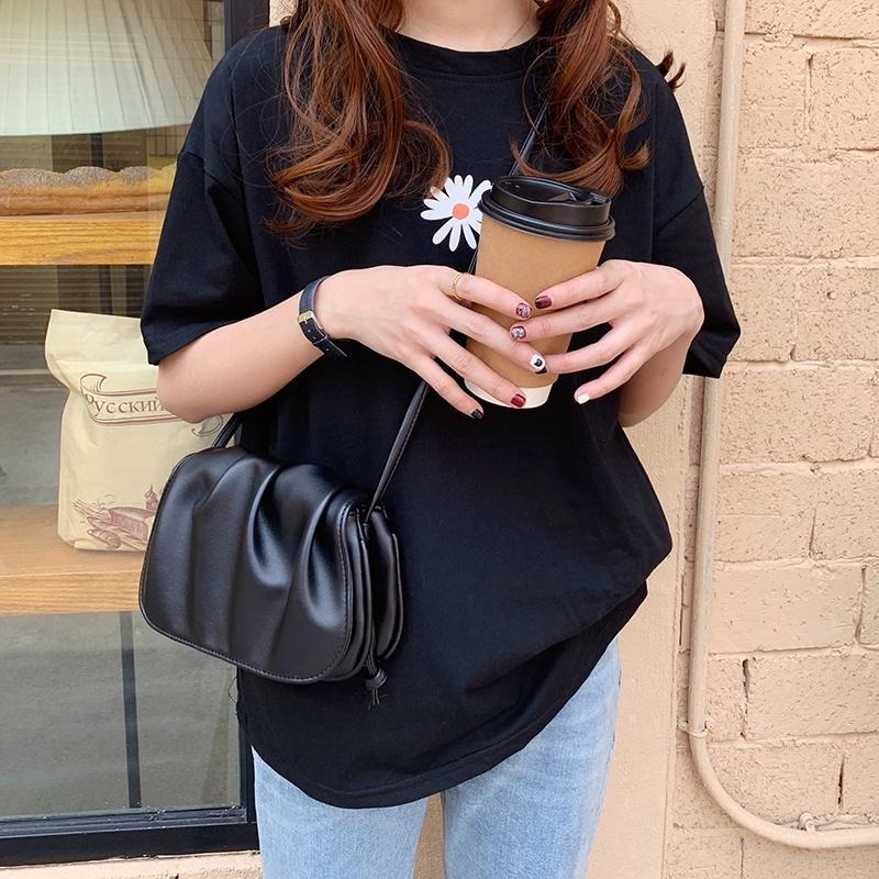 【RENA小舖 台灣現貨每天出】｜白雲軟綿綿☁️｜雲朵單肩包_純色/簡約/百搭/配件/背包/斜背包【N291】-細節圖9