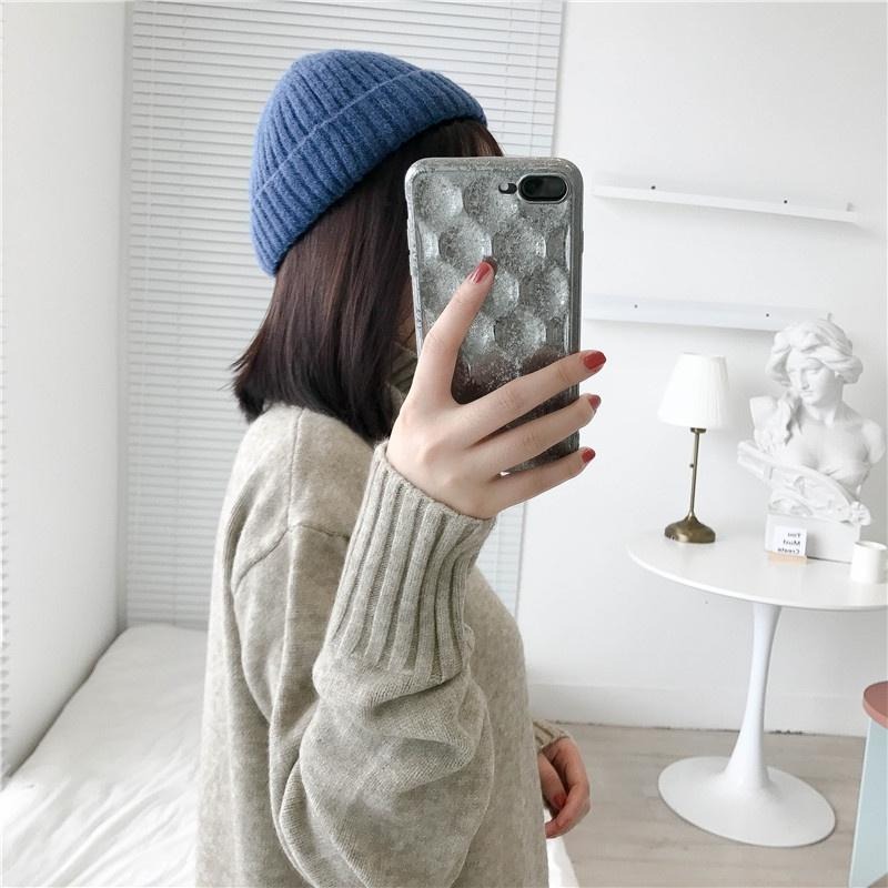 【RENA小舖 台灣現貨每天出】｜保護頭頂毛🧑‍🦲｜圓頂毛線瓜皮帽_百搭/針織/日系/配件/帽子【R21197】-細節圖5