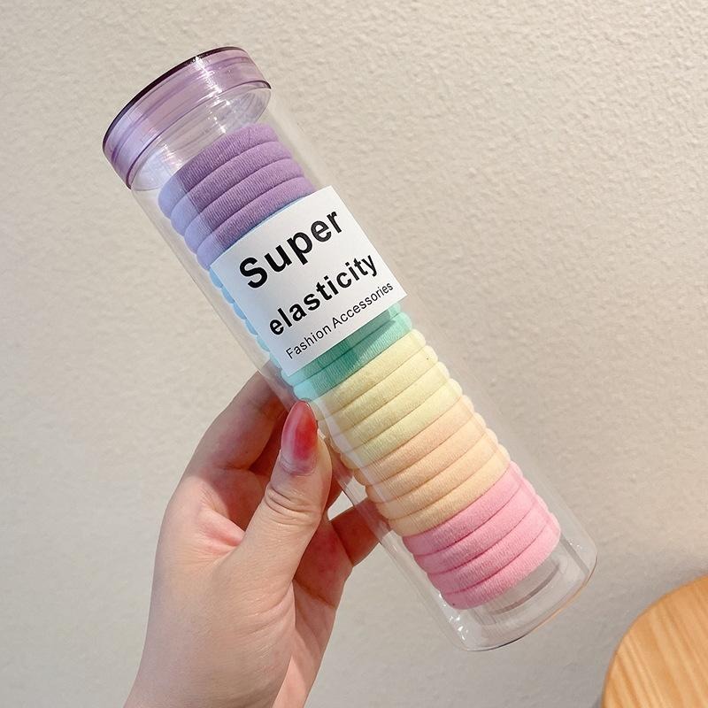 【RENA小舖 台灣現貨每天出】｜高馬尾女孩💇‍♀️｜多色彈力髮圈_百搭/多色/可愛/皮筋/髮圈【R21189】-細節圖6