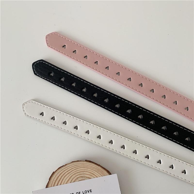 【RENA小舖 台灣現貨每天出】｜心花朵朵開🌹｜愛心扣皮帶_百搭/牛仔/個性/可愛/配件/皮帶【R21193】-細節圖4