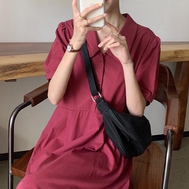 【RENA小舖 台灣現貨每天出】｜大學生愛用🤨｜帆布餃子包_百搭/可愛/日系/配件/包包/水餃包【R21209】-細節圖7