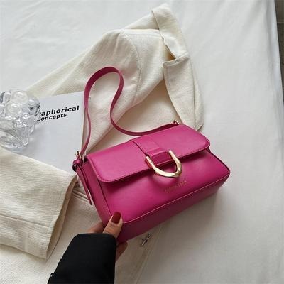 【RENA小舖 台灣現貨每天出】｜沈默百老匯🎵｜復古小方包_百搭/單肩/側背/純色/簡約/包包【N313】-細節圖4