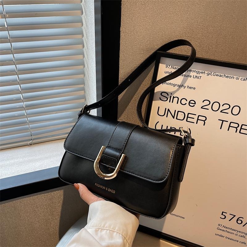 【RENA小舖 台灣現貨每天出】｜沈默百老匯🎵｜復古小方包_百搭/單肩/側背/純色/簡約/包包【N313】-細節圖5