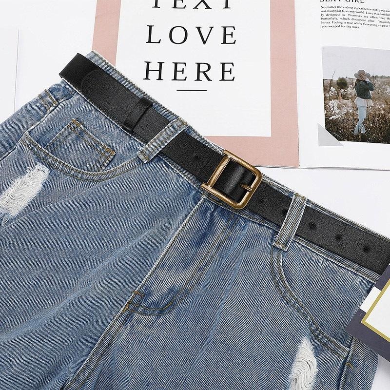 【RENA小舖 台灣現貨每天出】｜回到1983👉｜復古方扣腰帶_復古/日系/簡約/ins風/腰帶/配件【R21376】-細節圖5