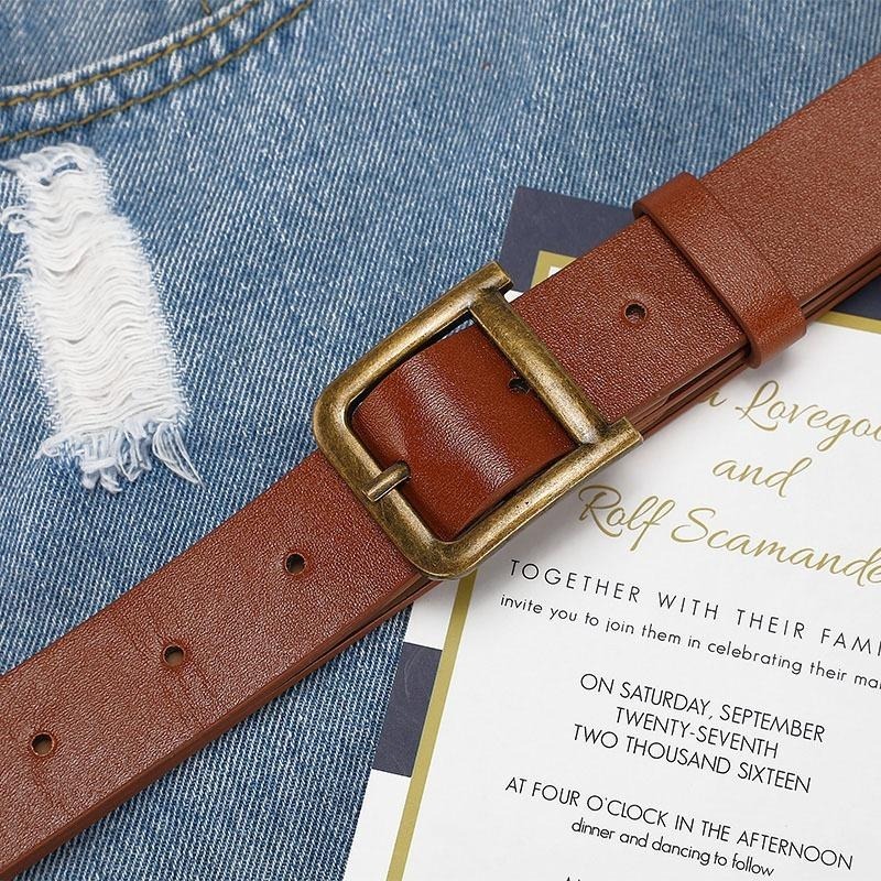 【RENA小舖 台灣現貨每天出】｜回到1983👉｜復古方扣腰帶_復古/日系/簡約/ins風/腰帶/配件【R21376】-細節圖6