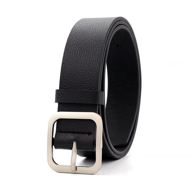 【RENA小舖 台灣現貨每天出】｜日系女孩必備😘｜銀扣腰帶_復古/日系/簡約/ins風/腰帶/配件【R21375】-細節圖3