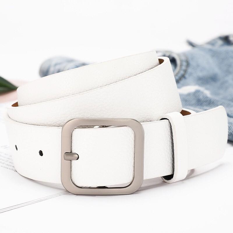 【RENA小舖 台灣現貨每天出】｜日系女孩必備😘｜銀扣腰帶_復古/日系/簡約/ins風/腰帶/配件【R21375】-細節圖6